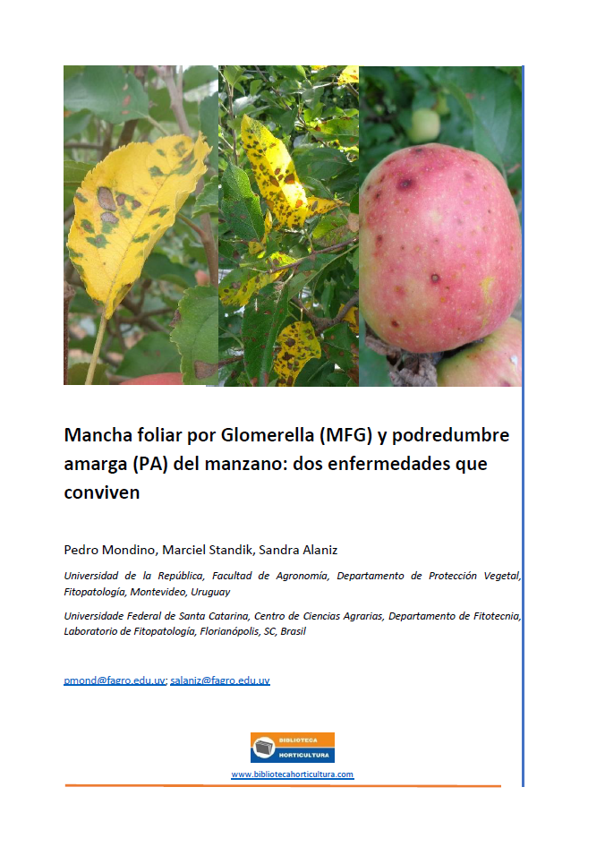 Mancha foliar por Glomerella (MFG) y podredumbre amarga (PA) del manzano: dos enfermedades que conviven